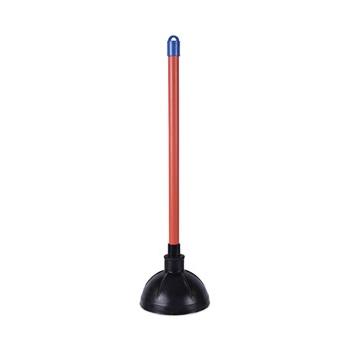 DRAIN CLEANING | Boardwalk BWK09201EA 18 in. Plastic Handle Toilet Plunger for 5-5/8 in. Bowls - Red/Black