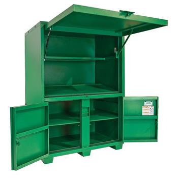 JOBSITE STORAGE | Greenlee 50047191 116.5 cu-ft. 41.6 x 55.6 x 80 in. Field Office Storage Box/Cabinet